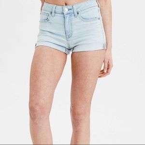 American Eagle Light-wash Jean Shorts